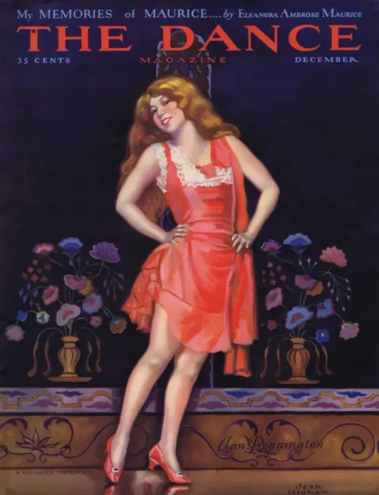 Framed Print : Cover of Dance magazine, December 1928 Framed Print : Cover of Dance magazine, December 1928