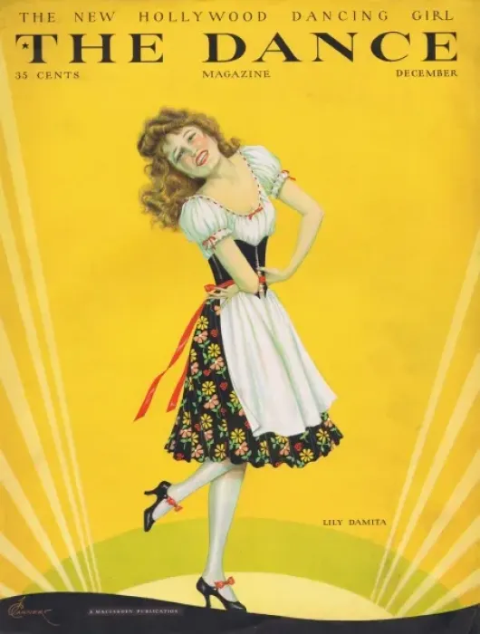 Framed Print : Cover of Dance Magazine, December 1929 Framed Print : Cover of Dance Magazine, December 1929