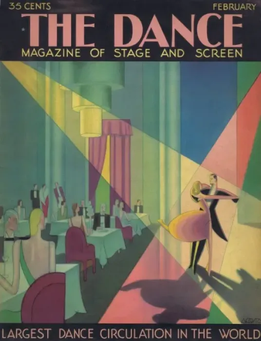 Framed Print : Cover of Dance Magazine, February 1931 Framed Print : Cover of Dance Magazine, February 1931