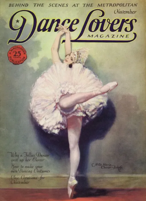 Framed Print : Cover of Dance Magazine, March 1924 Framed Print : Cover of Dance Magazine, March 1924