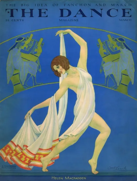 Framed Print : Cover of Dance magazine, March 1929 Framed Print : Cover of Dance magazine, March 1929