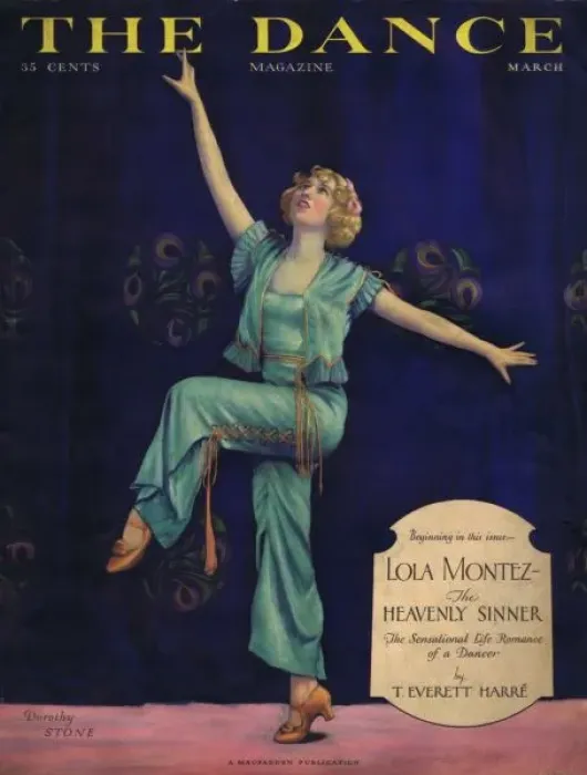 Framed Print : Cover of Dance magazine, March 1930 Framed Print : Cover of Dance magazine, March 1930