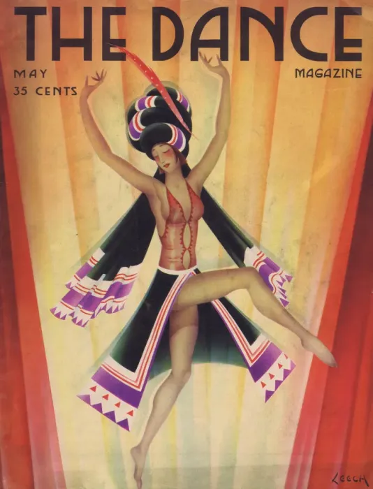 Framed Print : Cover of Dance Magazine, May 1931 Framed Print : Cover of Dance Magazine, May 1931