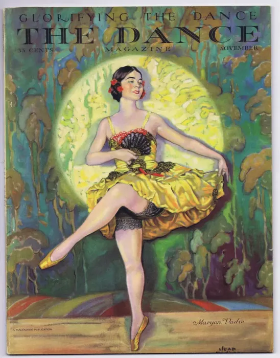 Framed Print : Cover for Dance Magazine November 1927 Framed Print : Cover for Dance Magazine November 1927