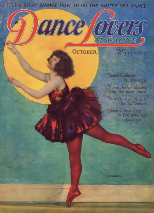 Framed Print : Cover of Dance magazine, October 1924 Framed Print : Cover of Dance magazine, October 1924