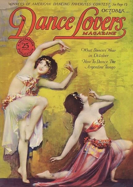 Cover of Dance Magazine, October 1925