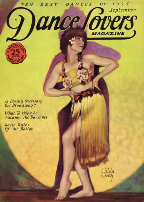 Framed Print : Cover of Dance magazine, September 1925 Framed Print : Cover of Dance magazine, September 1925