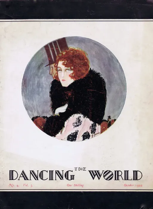 Framed Print : Cover for Dancing World magazine, October 1922 Framed Print : Cover for Dancing World magazine, October 1922