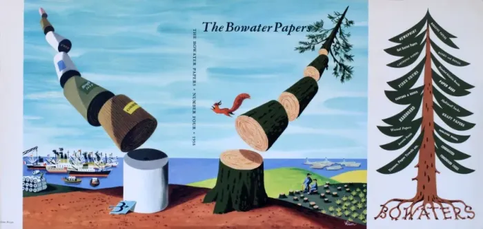 Framed Print : Cover design, The Bowater Papers Framed Print : Cover design, The Bowater Papers