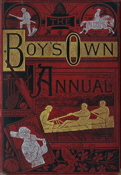 Cover design, The Boys Own Annual