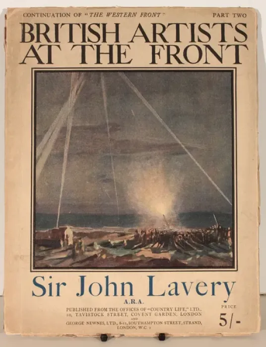 Framed Print : Cover design, British Artists at the Front Framed Print : Cover design, British Artists at the Front