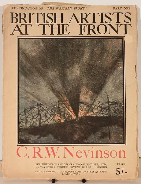 Cover design, British Artists at the Front