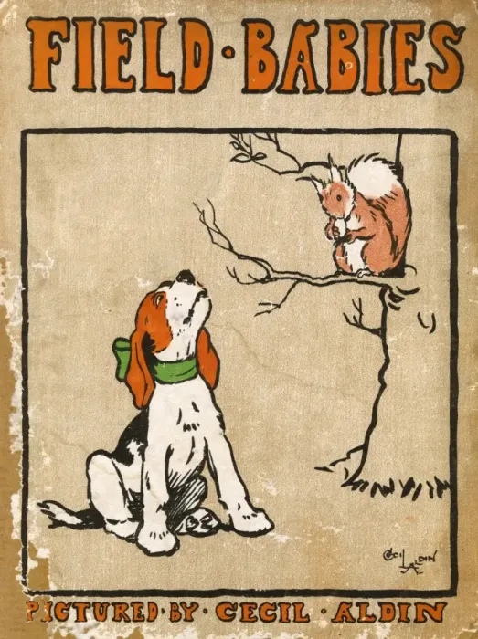 Framed Print : Cover design by Cecil Aldin, Field Babies Framed Print : Cover design by Cecil Aldin, Field Babies