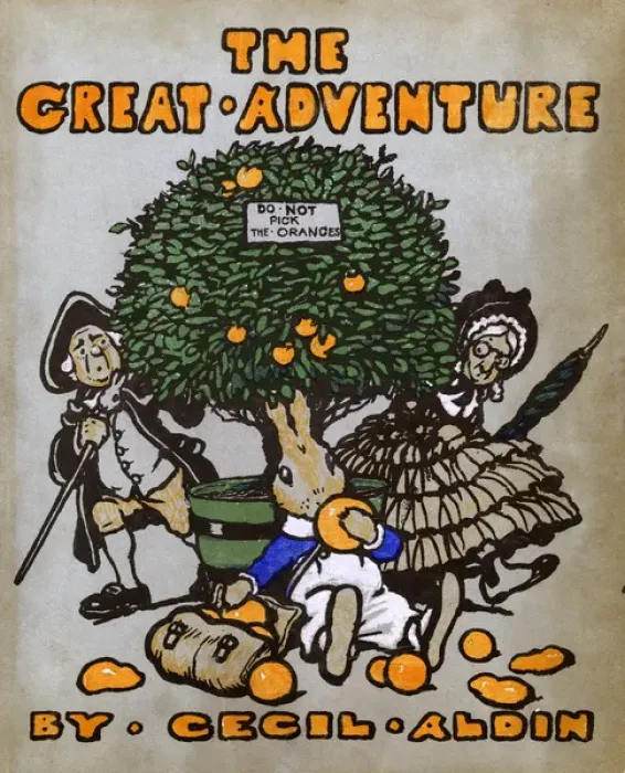Framed Print : Cover design by Cecil Aldin, The Great Adventure Framed Print : Cover design by Cecil Aldin, The Great Adventure