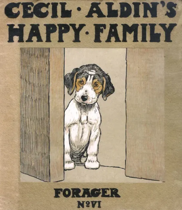 Framed Print : Cover design, Cecil Aldins Happy Family, Forager Framed Print : Cover design, Cecil Aldins Happy Family, Forager