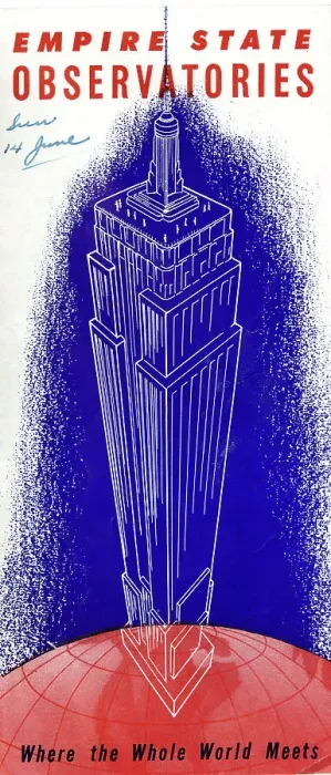 Framed Print : Cover design, Empire State Building Observatories Framed Print : Cover design, Empire State Building Observatories