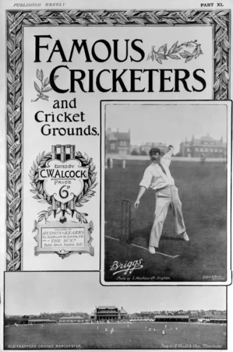 Framed Print : Cover design, Famous Cricketers and Cricket Grounds, XI Framed Print : Cover design, Famous Cricketers and Cricket Grounds, XI