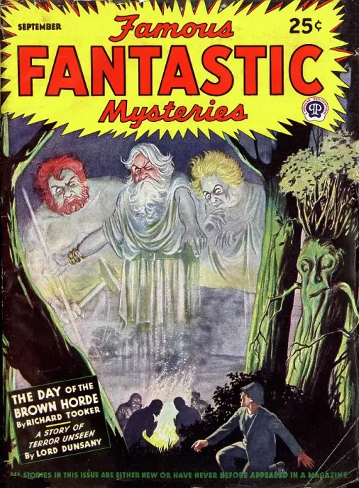 Framed Print : Cover design, Famous Fantastic Mysteries Framed Print : Cover design, Famous Fantastic Mysteries