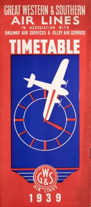 Framed Print : Cover design, Great Western & Southern Air Lines Framed Print : Cover design, Great Western & Southern Air Lines