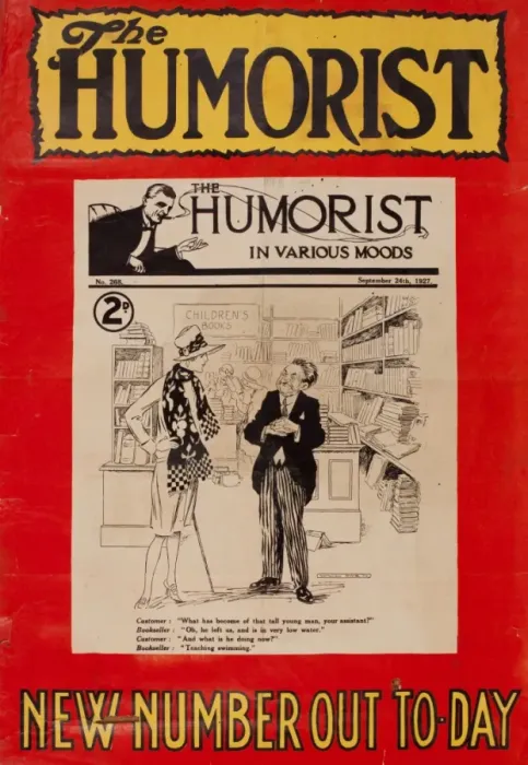 Framed Print : Cover design, The Humorist Framed Print : Cover design, The Humorist