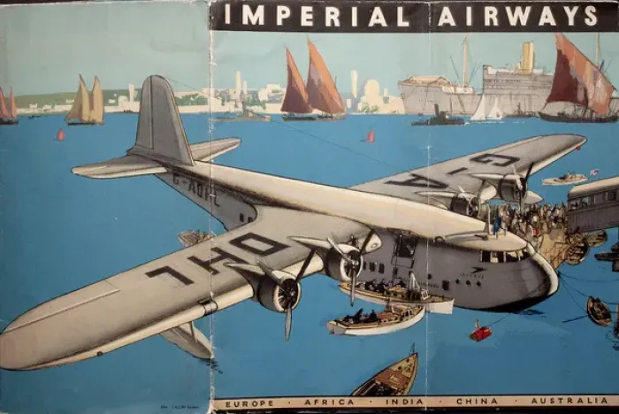Framed Print : Cover design, Imperial Airways Framed Print : Cover design, Imperial Airways