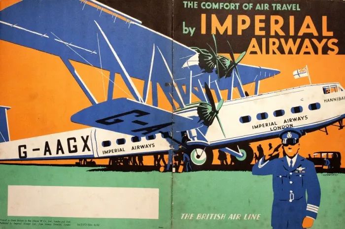 Framed Print : Cover design, Imperial Airways Framed Print : Cover design, Imperial Airways