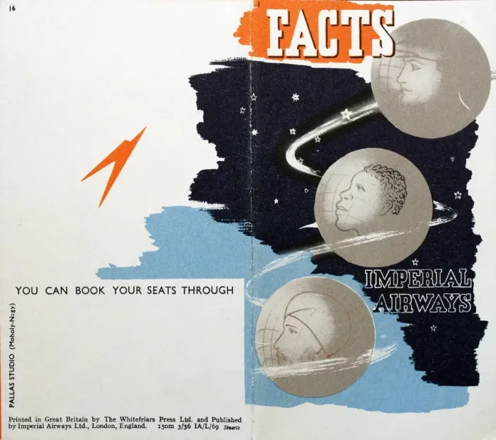 Framed Print : Cover design, Imperial Airways Facts Framed Print : Cover design, Imperial Airways Facts