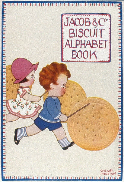 Cover design, Jacob & Co Biscuit Alphabet Book