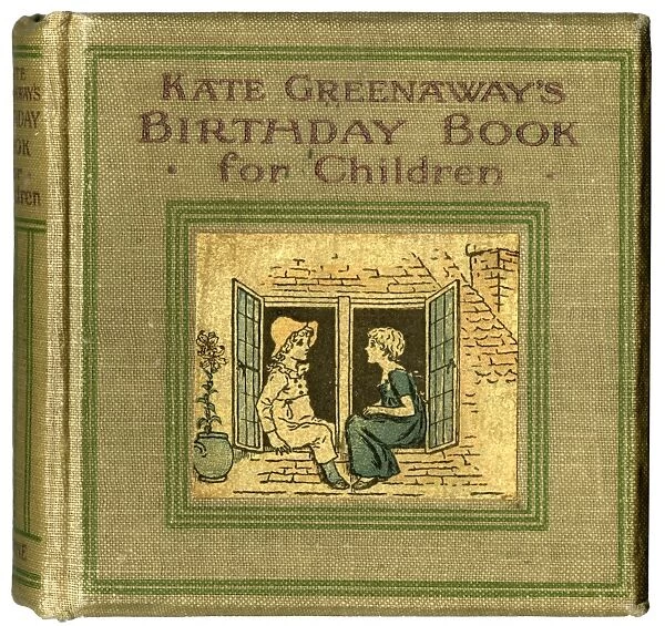 Cover design, Kate Greenaways Birthday Book for Children