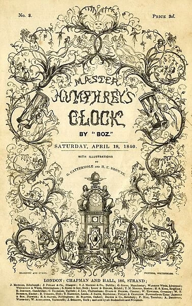 Cover design, Master Humphreys Clock