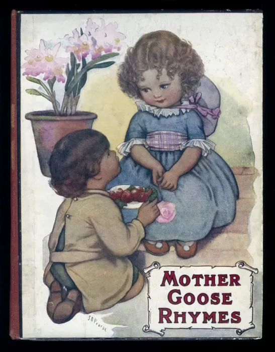 Framed Print : Cover design, Mother Goose Rhymes Framed Print : Cover design, Mother Goose Rhymes