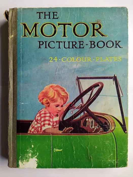 Framed Print : Cover design, The Motor Picture Book Framed Print : Cover design, The Motor Picture Book