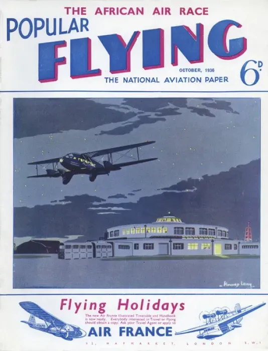 Framed Print : Cover design, Popular Flying Framed Print : Cover design, Popular Flying