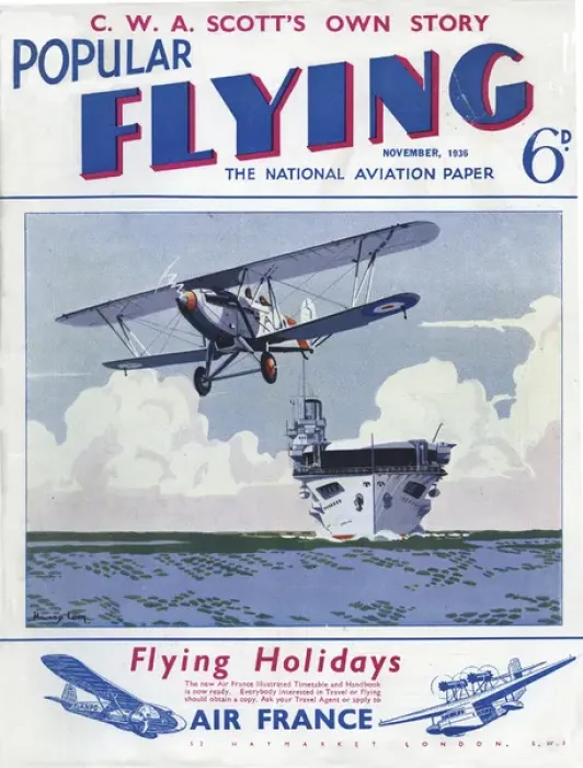 Framed Print : Cover design, Popular Flying Framed Print : Cover design, Popular Flying