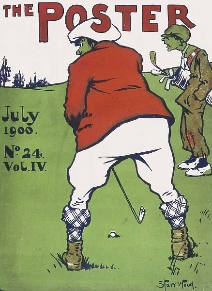 Cover design for The Poster, July 1900