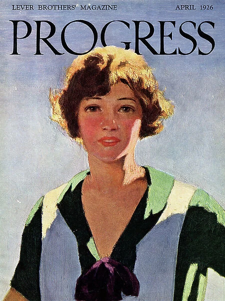 Cover design, Progress, April 1926