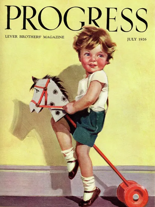 Framed Print : Cover design, Progress, July 1926 Framed Print : Cover design, Progress, July 1926