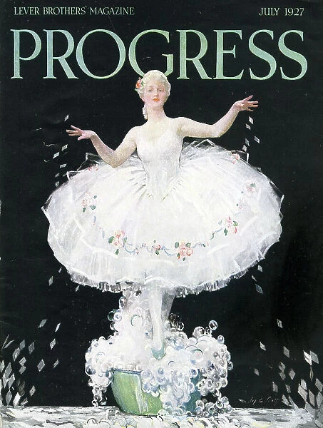Cover design, Progress, July 1927