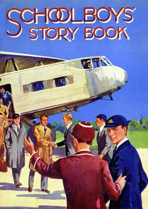 Framed Print : Cover design, Schoolboys Story Book Framed Print : Cover design, Schoolboys Story Book