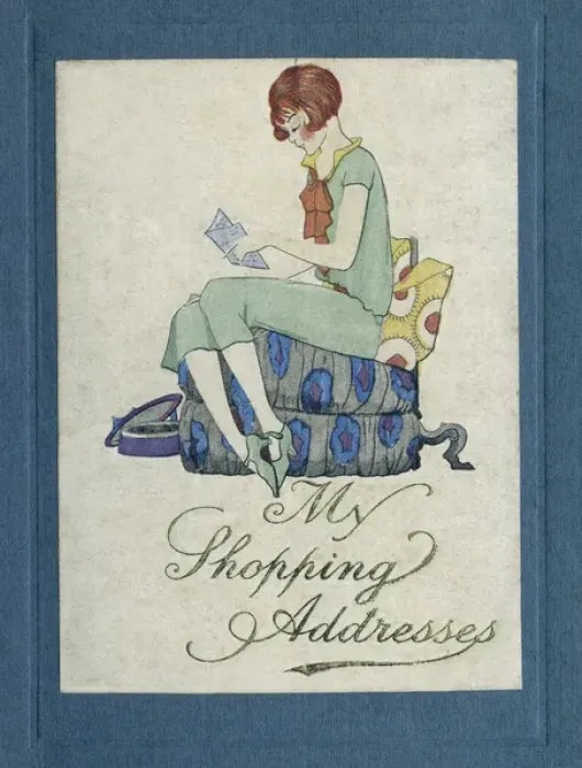 Framed Print : Cover design, My Shopping Addresses Framed Print : Cover design, My Shopping Addresses