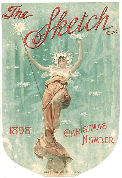 Cover design, The Sketch magazine, Christmas 1898