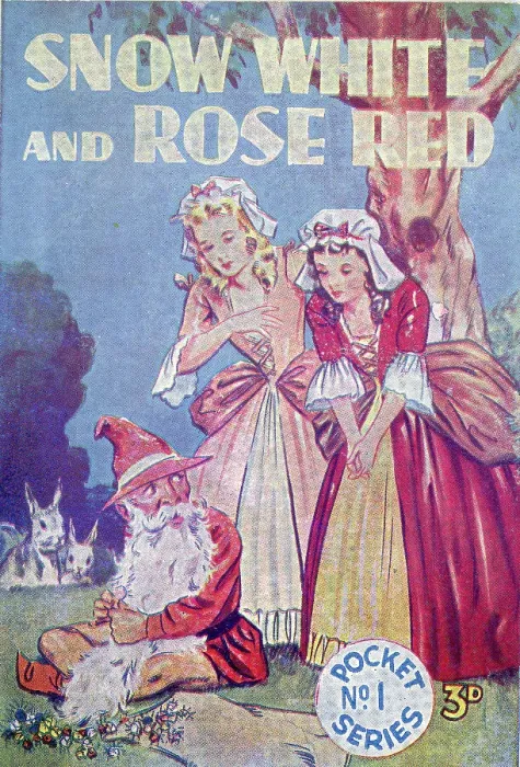 Framed Print : Cover design, Snow White and Rose Red Framed Print : Cover design, Snow White and Rose Red