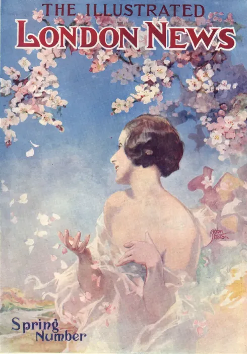 Framed Print : Cover design, Spring Number, Illustrated London News Framed Print : Cover design, Spring Number, Illustrated London News