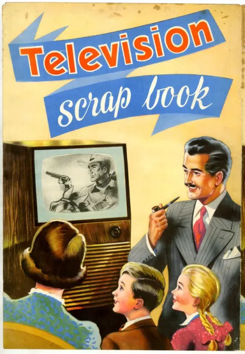 Framed Print : Cover design, Television Scrap Book Framed Print : Cover design, Television Scrap Book