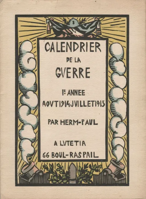 Framed Print : Cover design, War Calendar, WW1 Framed Print : Cover design, War Calendar, WW1
