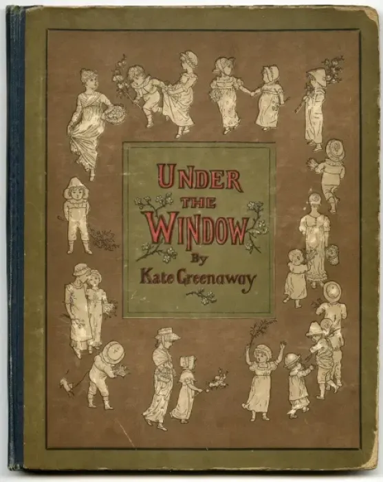 Framed Print : Cover design, Under the Window by Kate Greenaway Framed Print : Cover design, Under the Window by Kate Greenaway
