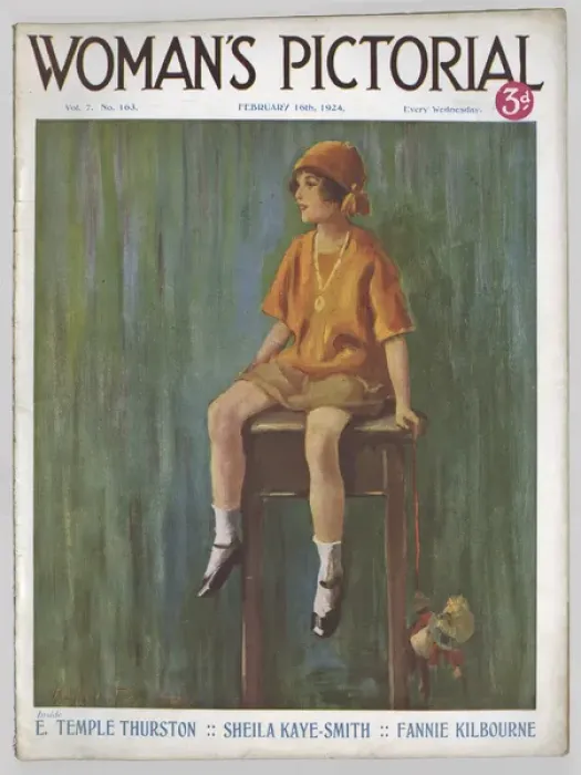 Framed Print : Cover design, Womans Pictorial Framed Print : Cover design, Womans Pictorial