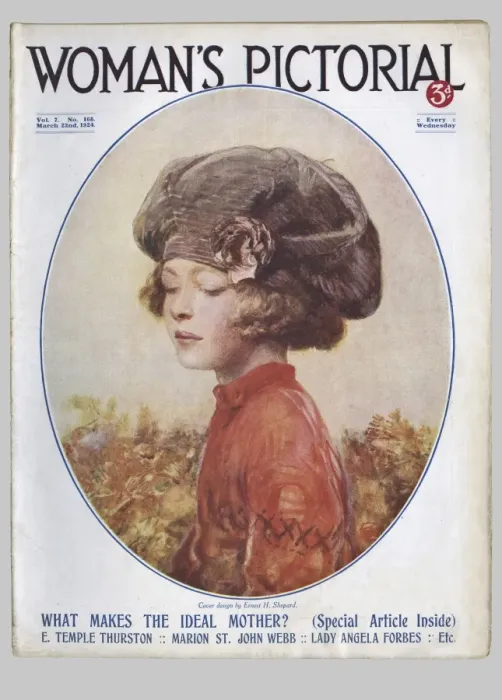 Framed Print : Cover design, Womans Pictorial Framed Print : Cover design, Womans Pictorial