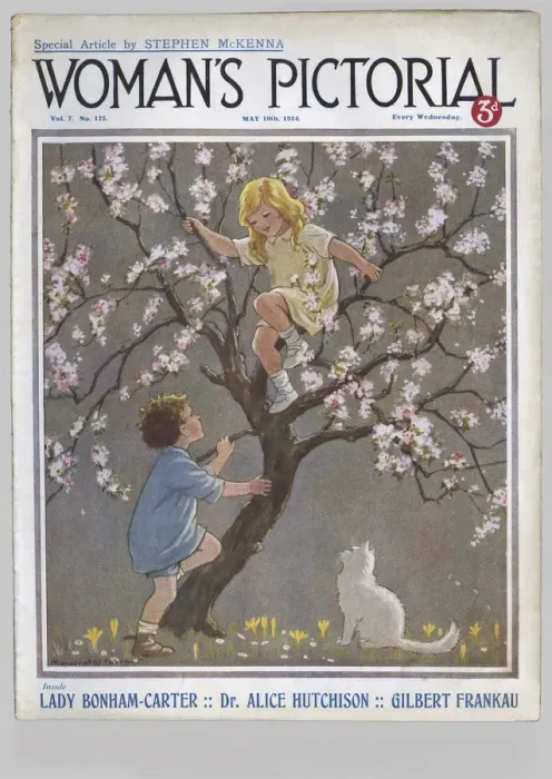 Framed Print : Cover design, Womans Pictorial Framed Print : Cover design, Womans Pictorial