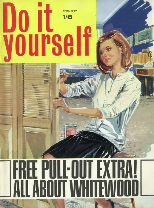 Framed Print : Cover design, Do it yourself, April 1967 Framed Print : Cover design, Do it yourself, April 1967